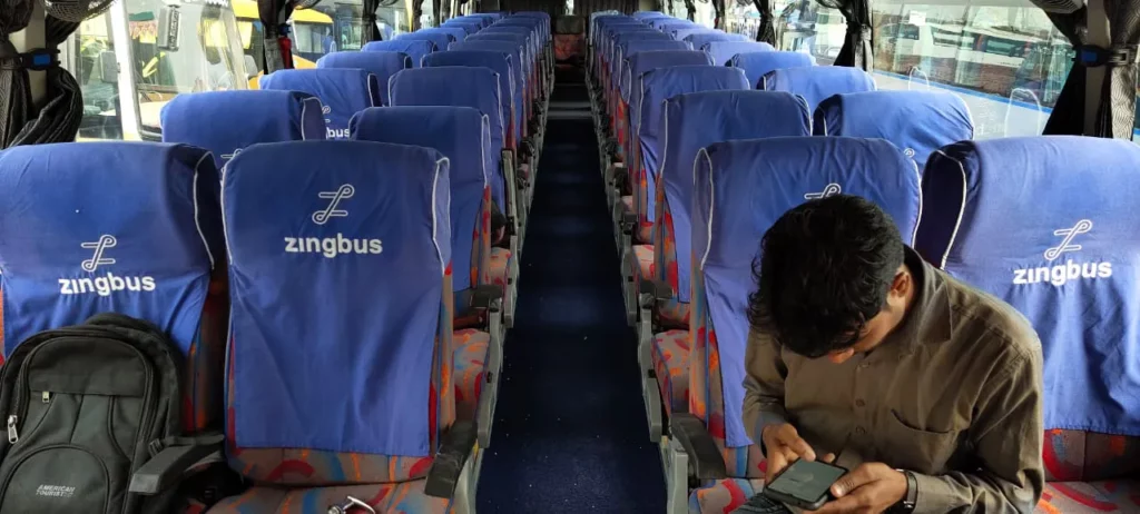 zingbus takes care of hygiene of the bus very seriously